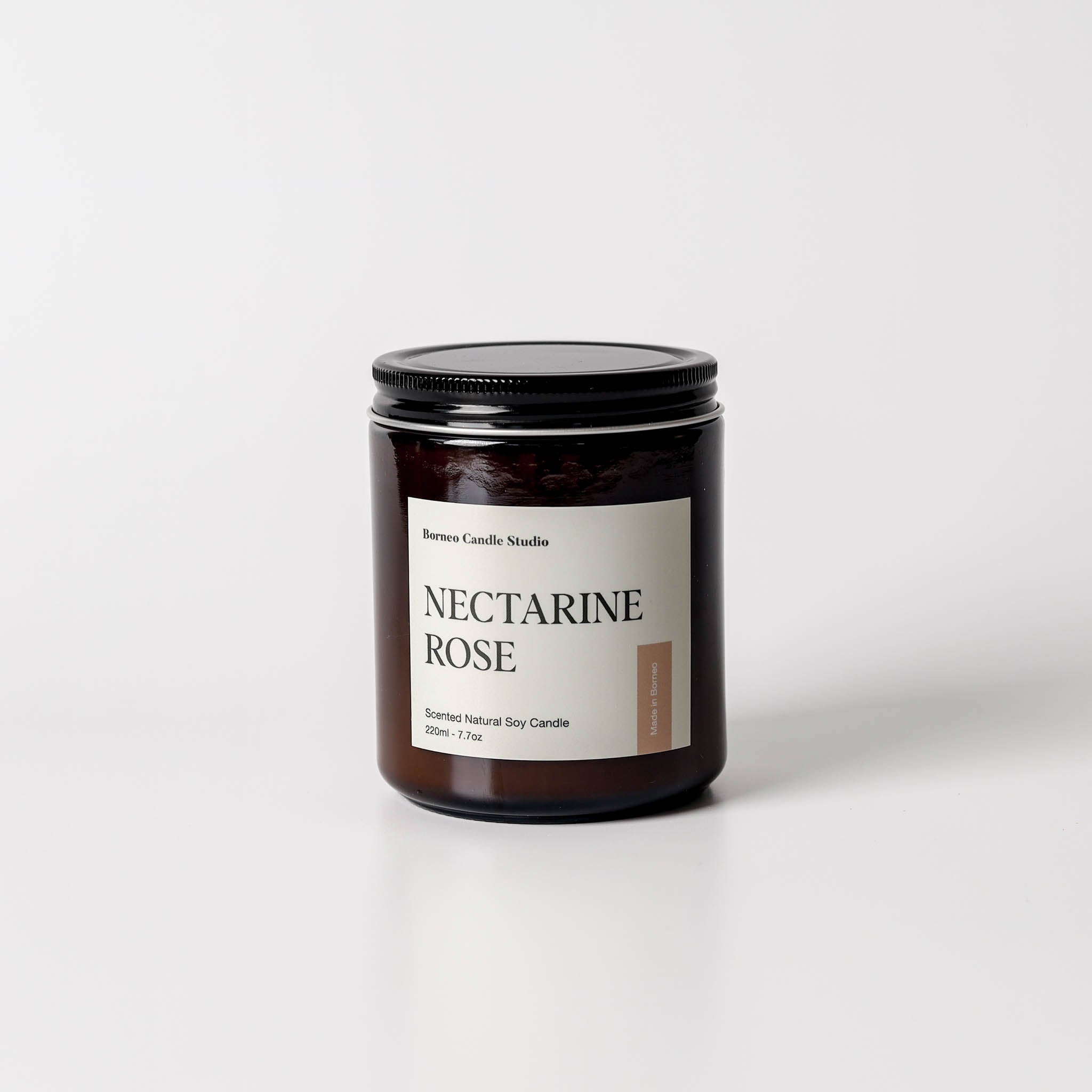 Nectarine Rosé Scented Candle - pink champagne, grapefruit, passionfruit soy candle