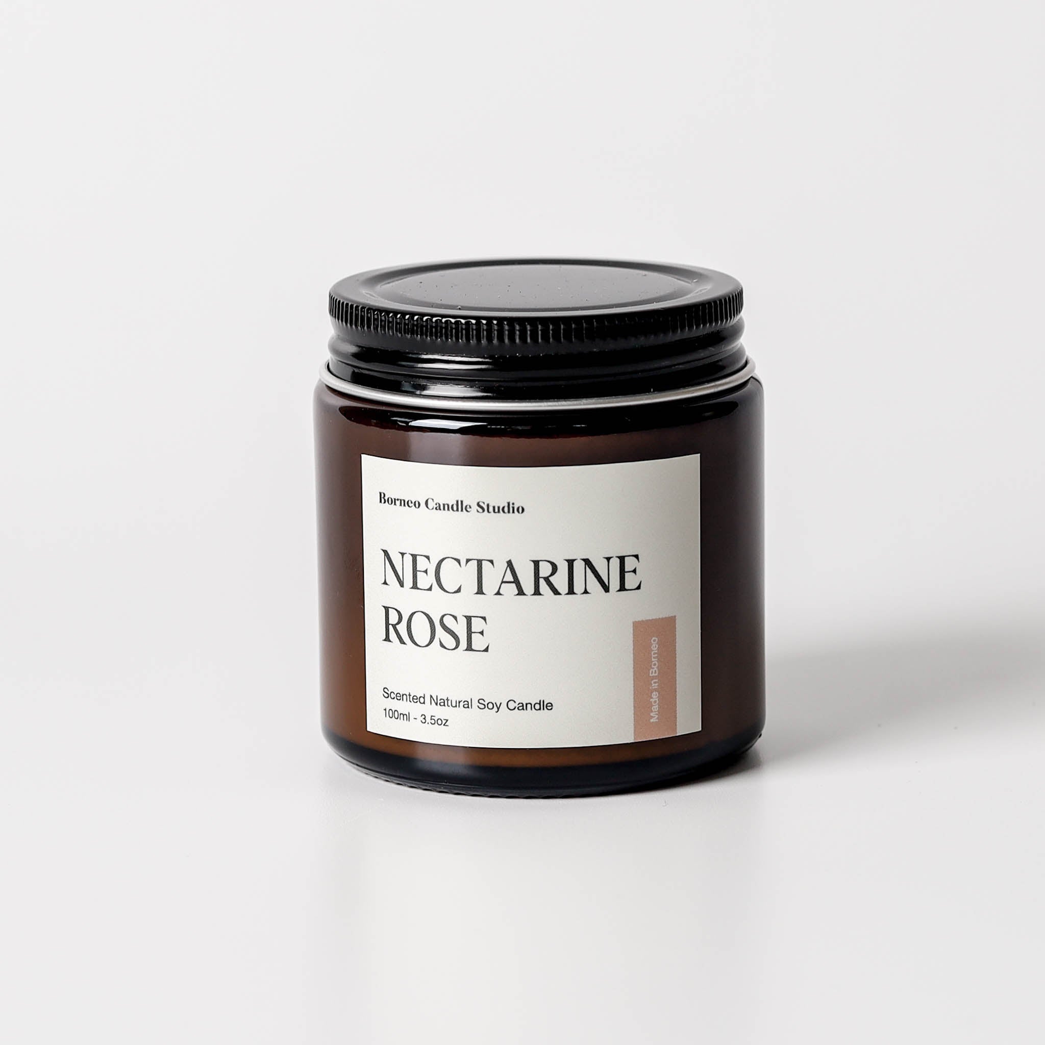 Nectarine Rosé Scented Candle - pink champagne, grapefruit, passionfruit soy candle