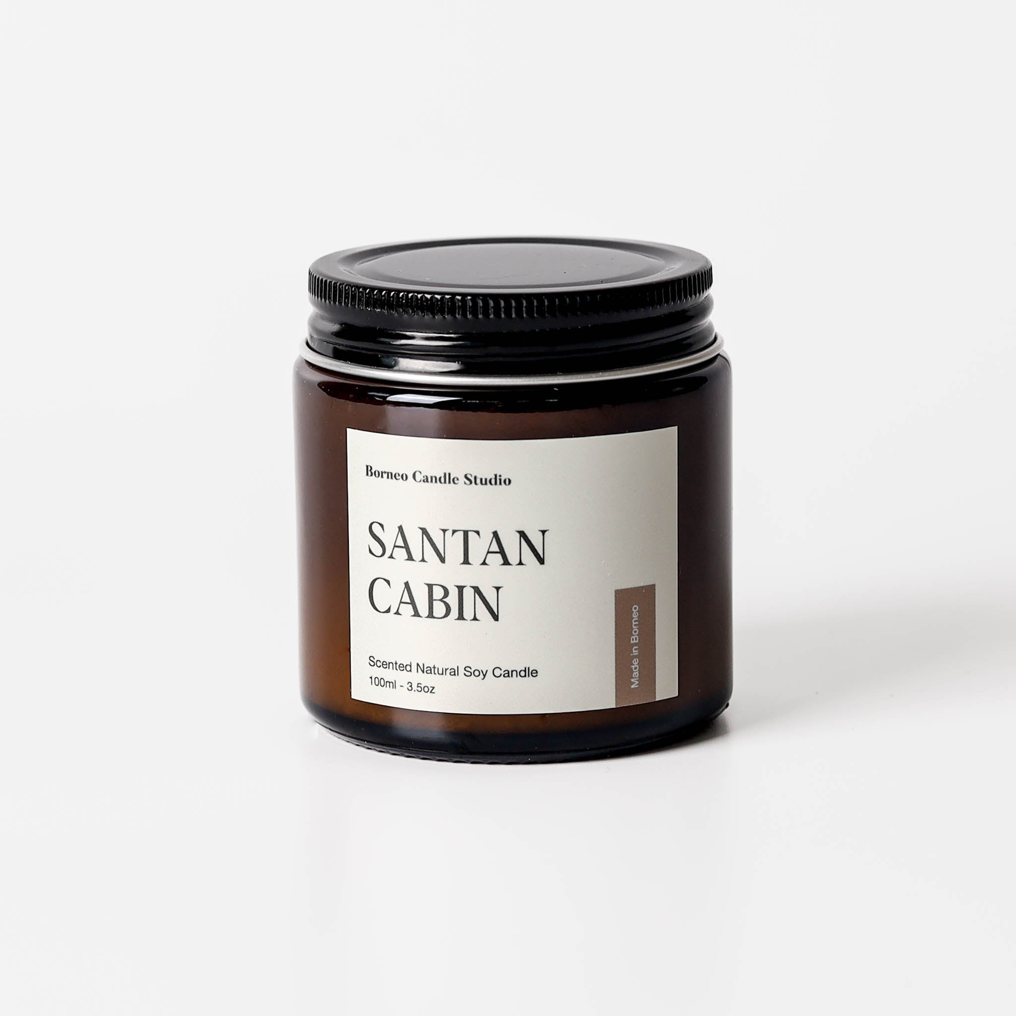 Santan Cabin Scented Candle coconut, vanilla, musk soy candle